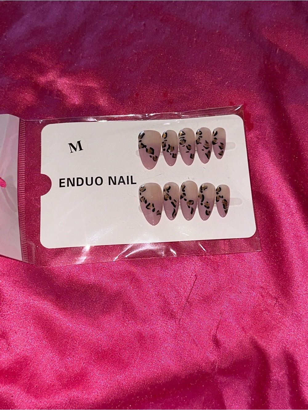 Press on Nails Ombré Cheetah Y2K